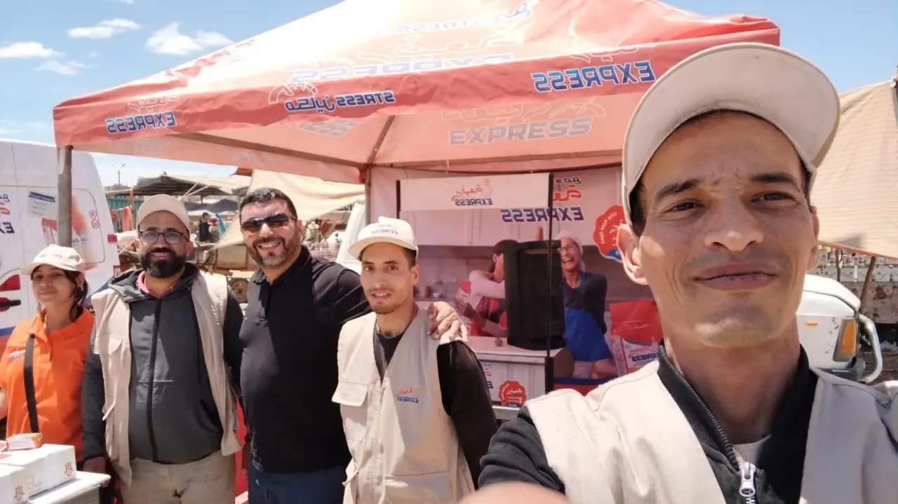 Lesaffre and Sales Uplift team during a rural activation