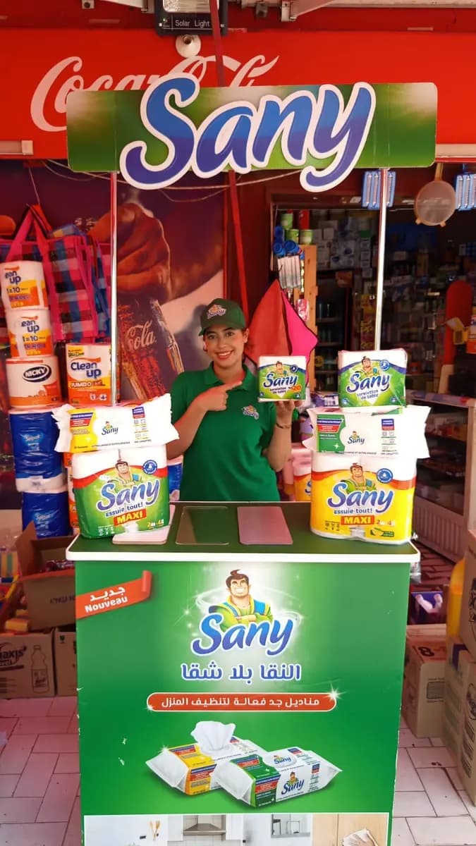 Sany promoter at an urban retail activation